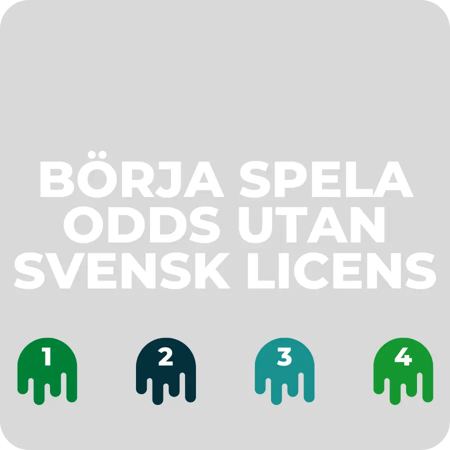 Spela odds utan svensk licens - Betting på utländska spelsidor